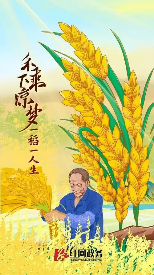 海报|风吹稻花香,他带着"梦"的种子去了远方_腾讯新闻