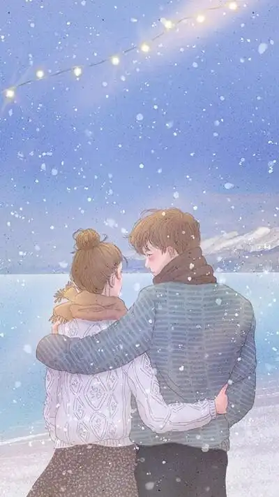 情侣甜甜的壁纸