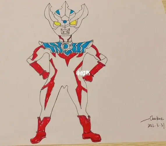 笔记灵感  #简笔画  #泰迦奥特曼发小儿子点名要泰迦咋又把他画矮画