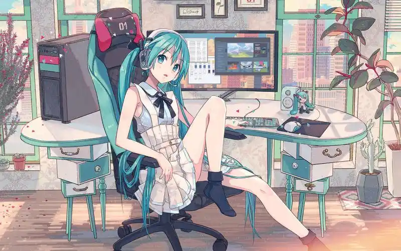 初音锁屏壁纸图片_动态桌面壁纸图片_动态壁纸下载-元气壁纸