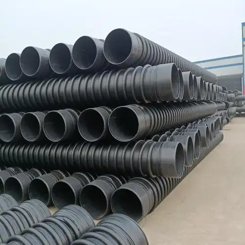 8千牛克拉管价格 高密度聚乙烯b型缠绕结构壁管 hdpe缠绕结构壁b型管