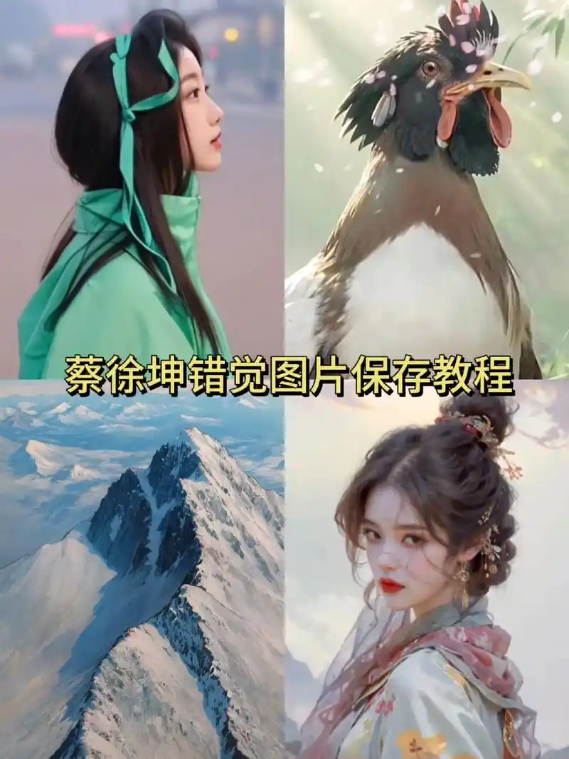 蔡徐坤错觉图片.