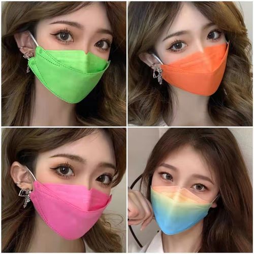 一次性黑色口罩3d立体可爱显脸小女潮韩版防护口罩