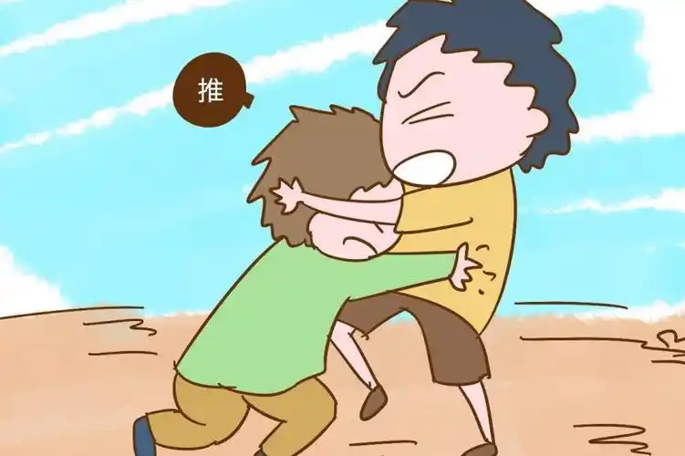 如果别人家的孩子突然用力推你孩子,还往你孩子脸上吐口水,你能忍?让