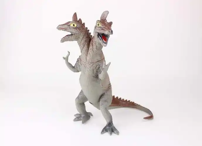 双头恐龙模型玩具 软胶发声怪兽仿真恐龙模型摆件礼物双头龙