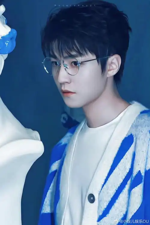 我第一个支持王俊凯戴眼镜帅到我失语
