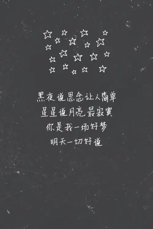 歌词壁纸#《情歌》—陈珊妮 黑夜说思念让人简单 / 星星说月亮最寂寞