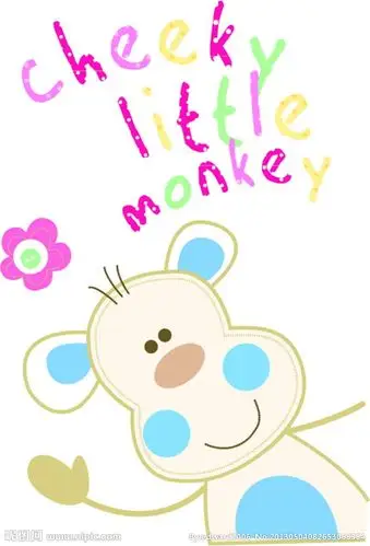 小猴子矢量图__卡通设计_广告设计_矢量图库_昵图网nipic.com