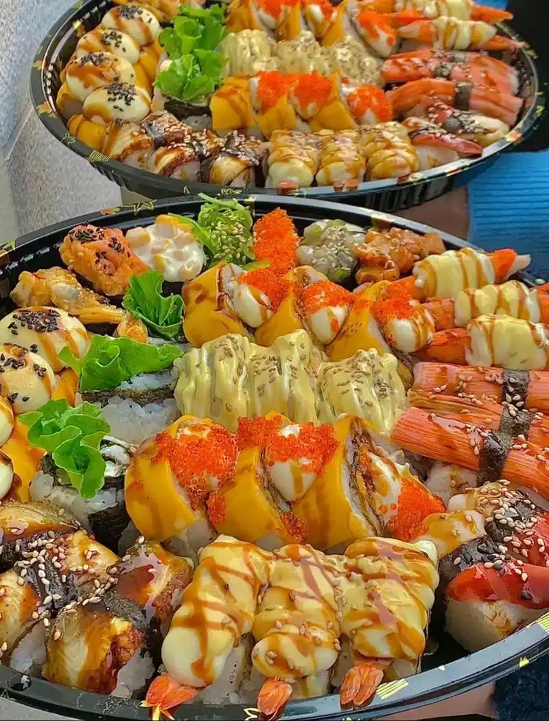 跨年夜的寿司拼盘已经做好啦.#同城好店推荐 #克拉玛依美食推 - 抖音