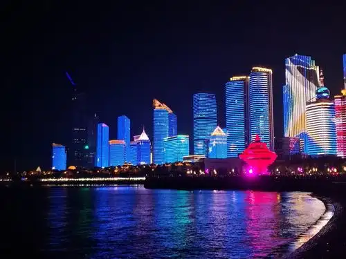 青岛奥帆中心的夜(五四广场)