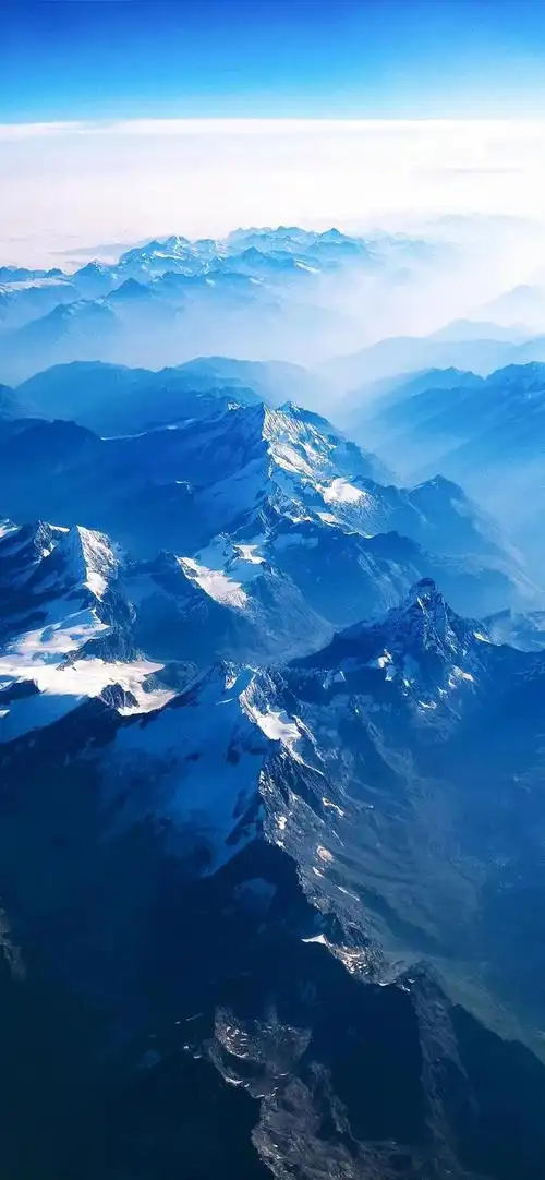 蓝色治愈系无水印手机壁纸_网易订阅