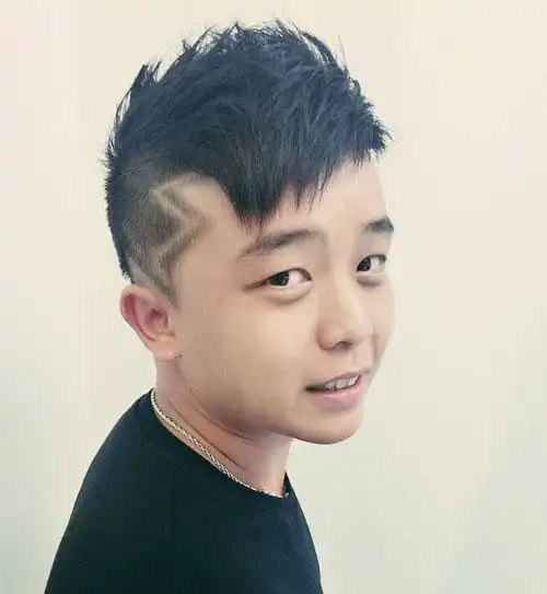 国产刀疤头雕刻发型大全