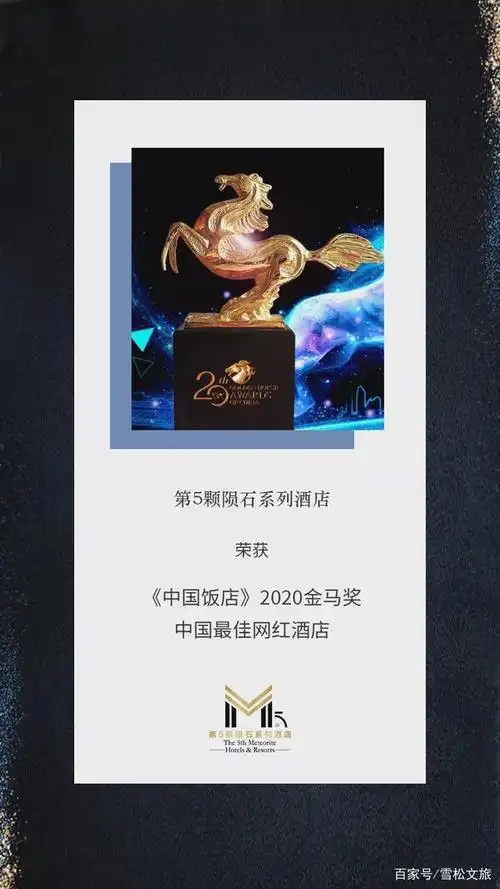 喜讯|2020金马奖盛典落幕,陨石酒店斩获"中国最佳网红酒店"