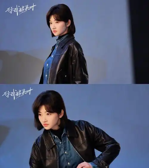 景甜短发飒姐回归