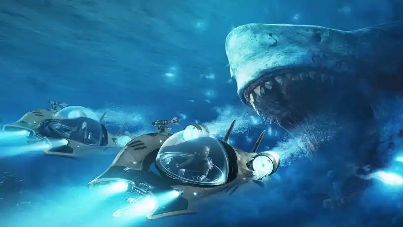 电影《巨齿鲨》桌面壁纸 第2张 1920x1080 高清壁纸图片 (天堂图片网)