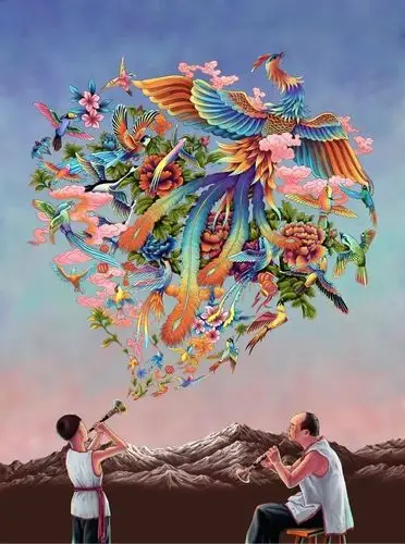 杨舒展一个90后男生作品欣赏还记得百鸟朝凤这部电影吗吴天明导演生前