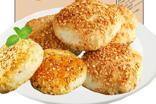 新食道黄桥小烧饼特产泰州江苏香酥糕点宾馆零食 肉松馅20个