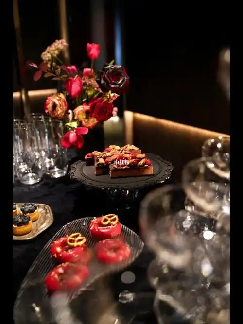 经典黑红色私人晚宴设计