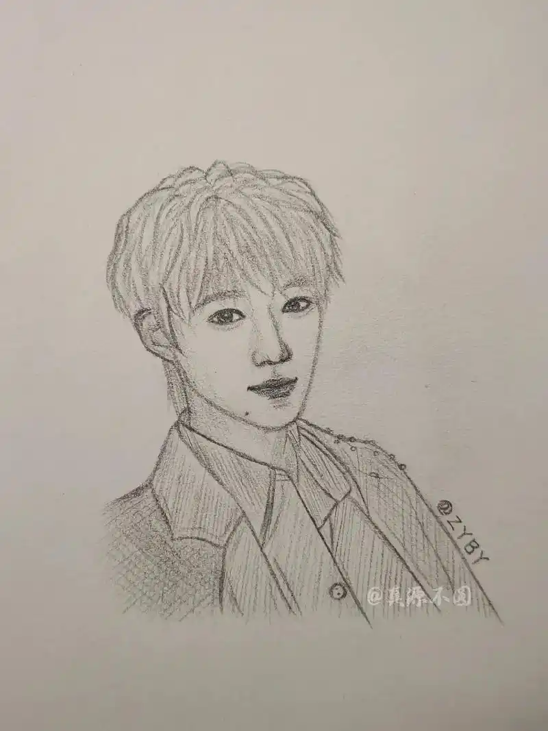 从第一步到第二步只需要加一点细节#宋亚轩 #手绘 #fyp  - 抖音