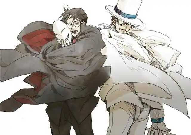 基德女朋友与小兰是一个人柯南与基德酷似兄弟这都不是巧合