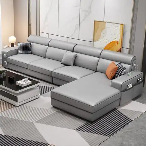 2023年新款直排布艺沙发简约现代大小户型客厅科技布意式极简沙发最新