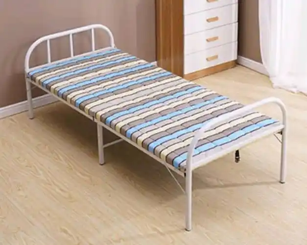 舒客艺家 折叠床 蓝白条 75cm宽,102元包邮(慢津贴后100.