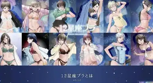 性感好福利12星座实体化内衣第二弹开订