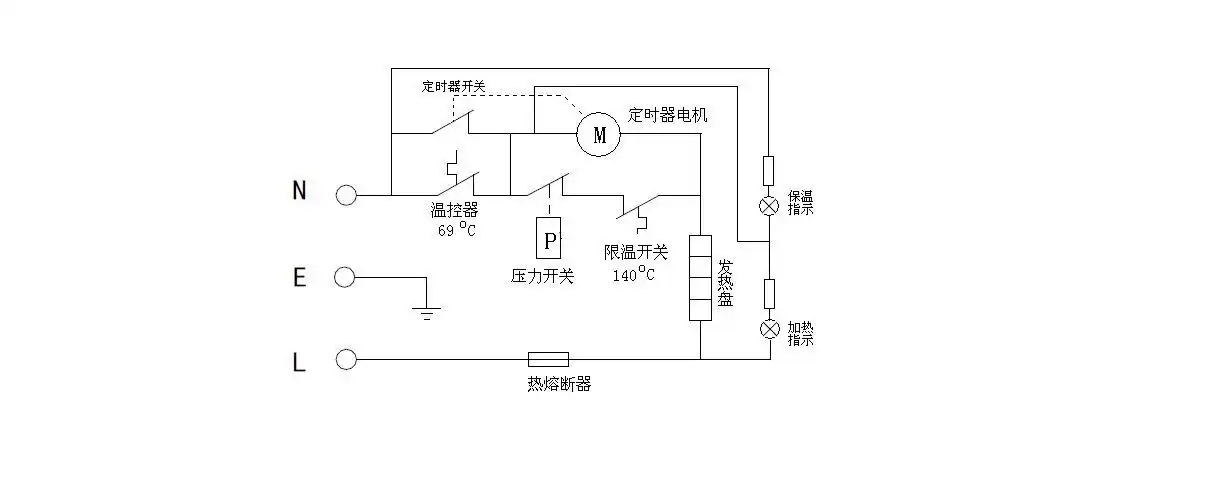 富士宝电压力锅电路图