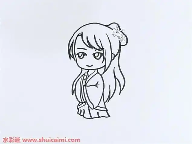 q版人物简笔画古代人 简笔画图片大全-蒲城教育文学网