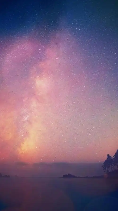 仙气十足的星空背景图,锁屏图片,高清手机壁纸,风景-回车桌面