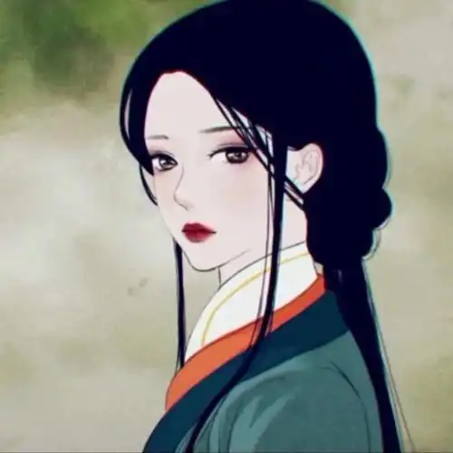 手绘女生古风头像