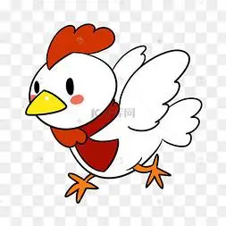 卡通动物小鸡png透明底