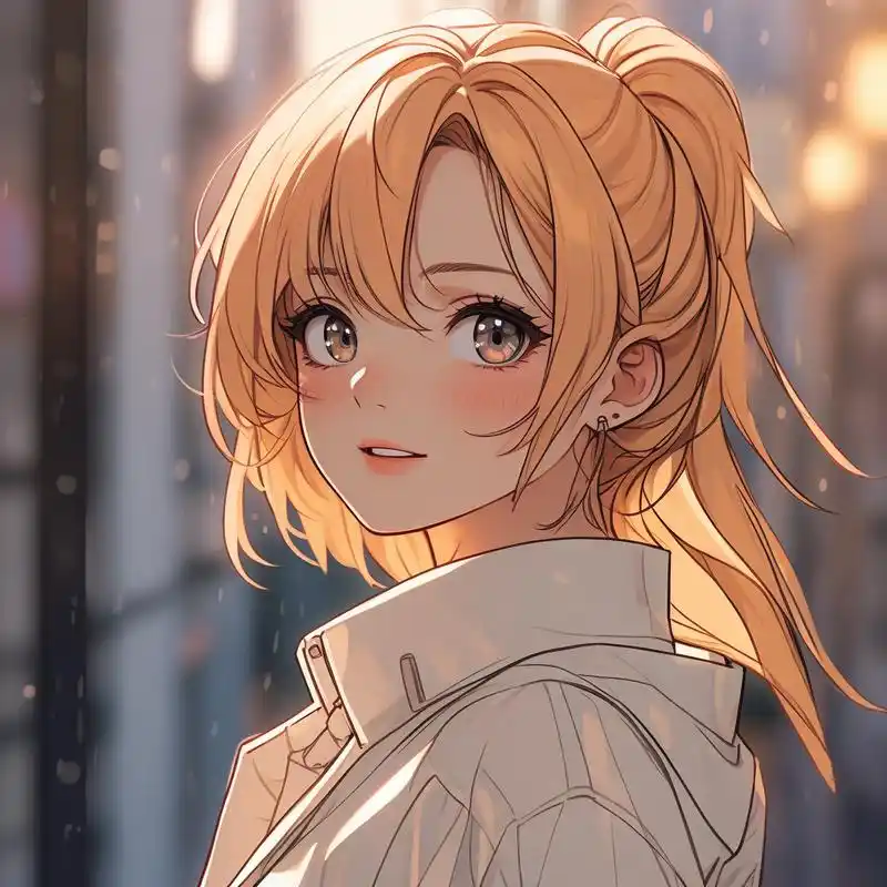 动漫风格女生头像,可爱又好看93