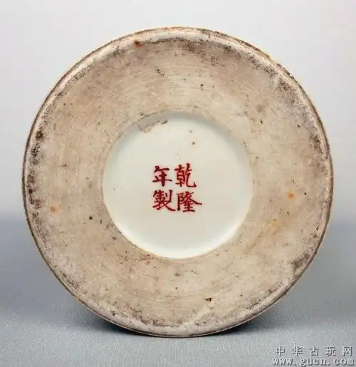 清光绪粉彩富贵千秋纹帽筒