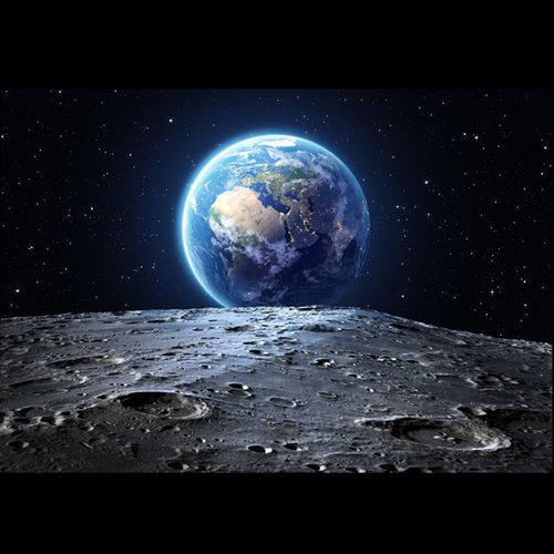 高清鱼缸背景贴纸尺寸定制单面背景纸背景图地球