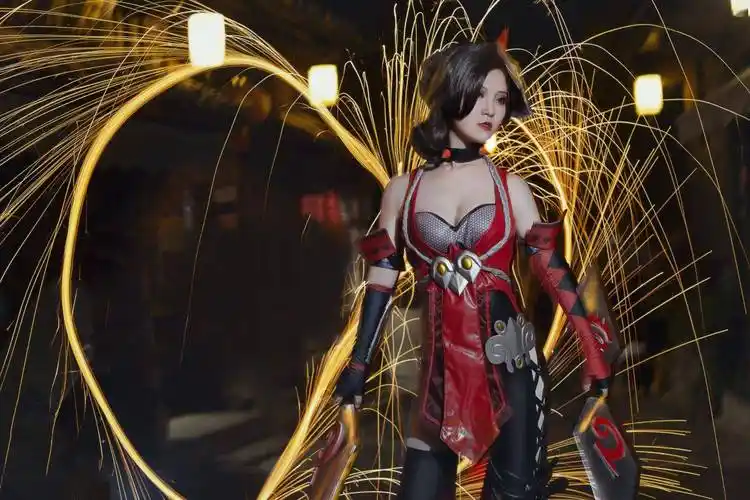 王者荣耀阿轲原皮cosplay