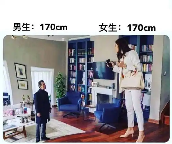 男生170cm女生170cm170cm男生女生表情