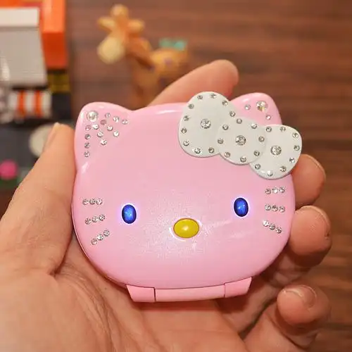 kuh/酷和 t33时尚可爱迷你翻盖手机 儿童女款学生卡通袖珍非智能