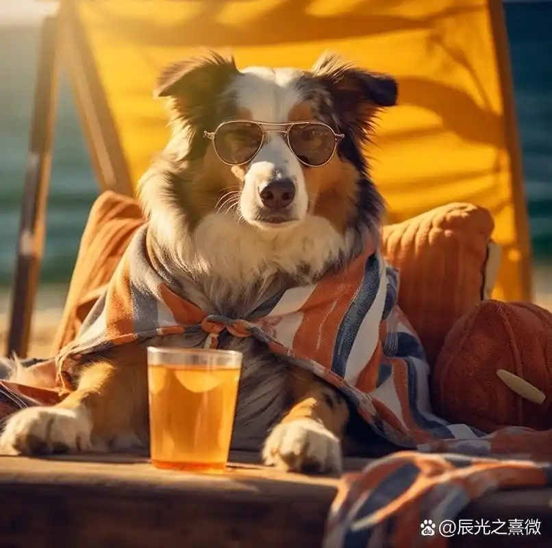 度假小狗 狗狗头像 微信头像 qq头像 度假小狗,小狗度假7315 	 一