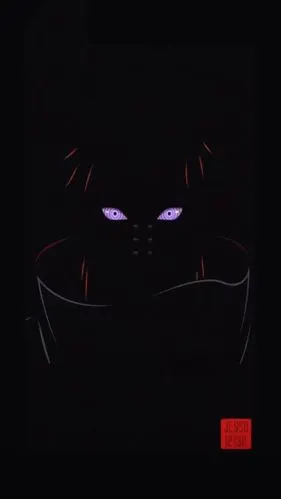 精选火影轮回眼写轮眼 抖音睁眼壁纸 黑色系 佩恩