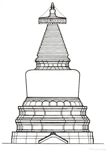 中国画院白塔庵塔