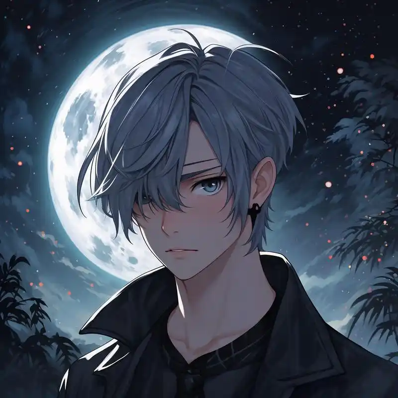 94暗黑系病娇男生头像94 沉浸在黑暗中的病娇少年,带着一丝神秘与