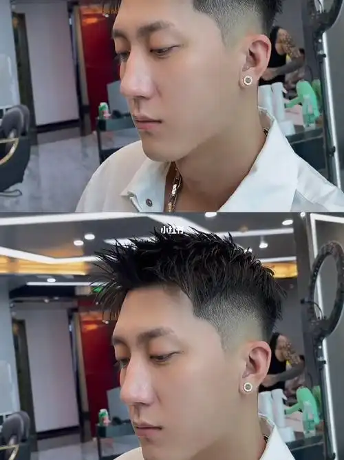 男士发型设计,#男生发型  #男士发型设计  ,男生剪短发有多好看,两款
