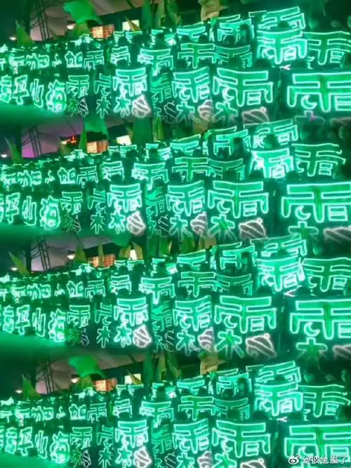 9192贺峻霖的霖色灯牌真好看9192  9192贺峻霖应援色=