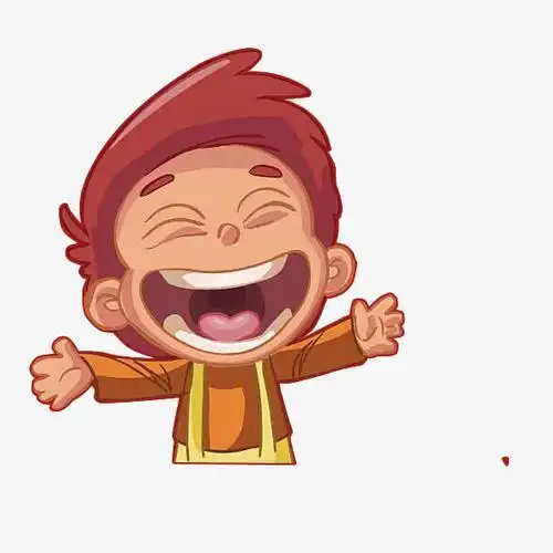 哈哈大笑的动漫头像男