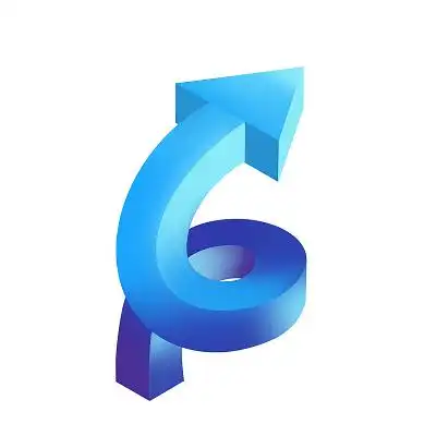 展板背景红色立体双向箭头矢量素材金色卡通手绘2021新春元旦跨年创意