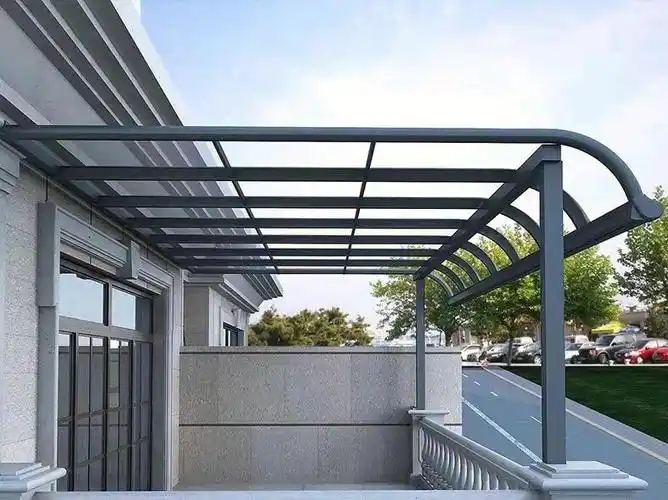 大全遮雨棚效果图片大全玻璃隔热铝合金阳光棚铝合金玻璃阳光棚图片