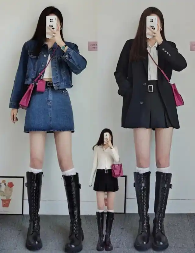 中筒靴怎么搭配衣服