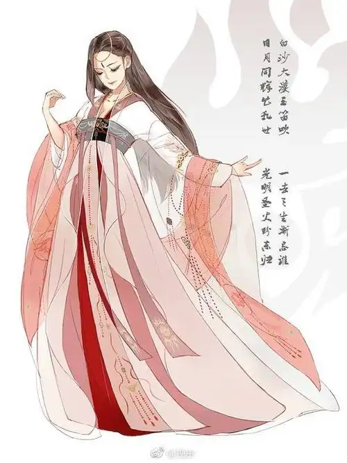 剑网三漫画插画#剑网三门派校服衍生汉服—明教(出处见水印)