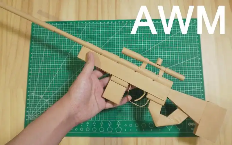 教你用纸自制awm,比买来的还要好玩!